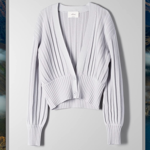 Aritzia Plunge Front Cardigan - Picture 3 of 4